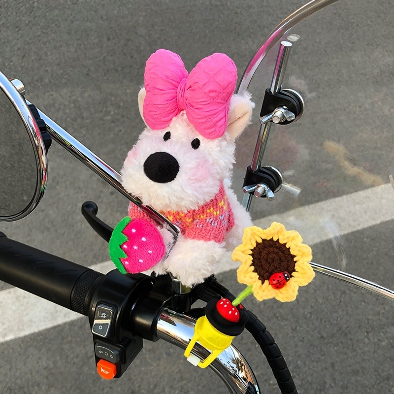 Κρεμάμενο διακοσμητικό για τον καθρέφτη ηλεκτρικών οχημάτων – γλυκό μαγνητικό κουκλάκι, καθολικό μοντέλο, μοντέρνο στυλ, Shuai Hao