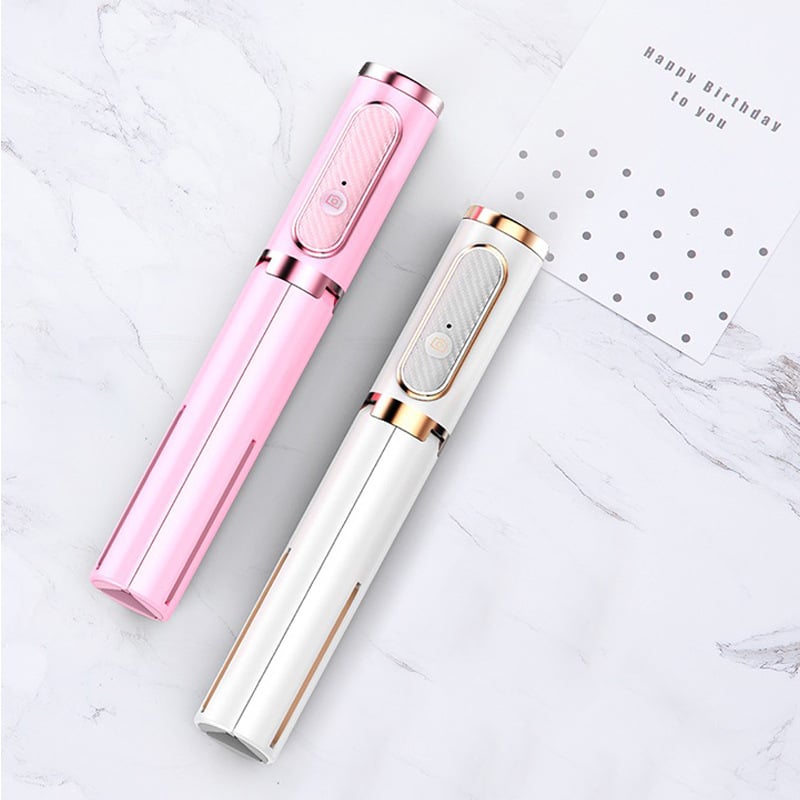 Bluetooth селфи стикач за телефон със скрит интегриран трипод за видеозаснемане и лайв стрийминг. Модел Phantom 202, алуминиева сплав, дистанционно управление: Да, Bluetooth: Да