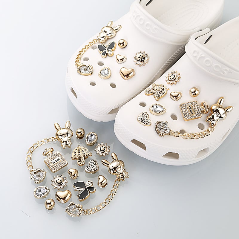 Kopča za obuće za sandale i papuče, Crocs cvjetni stil, za sve sezone