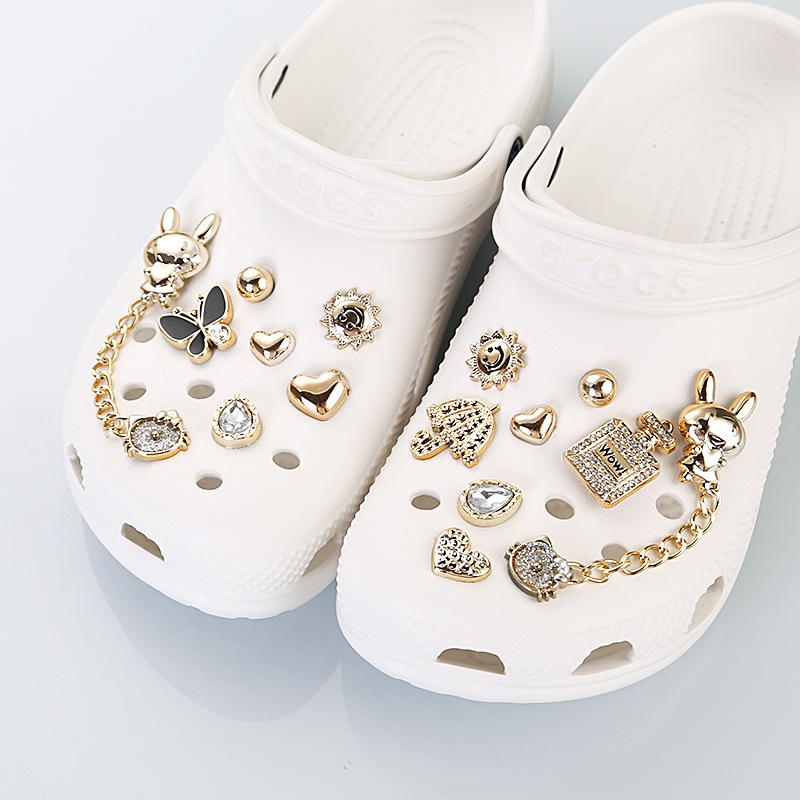 Kopča za obuće za sandale i papuče, Crocs cvjetni stil, za sve sezone