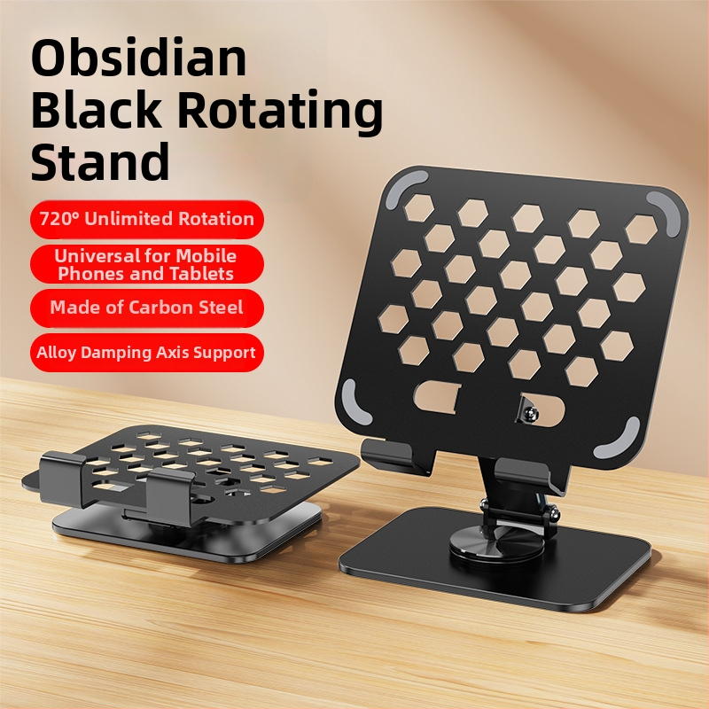 Suport pentru tabletă din metal, înălțime reglabilă, pliabil, rotire de 360°, compatibil cu iPad