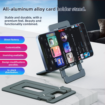 Držač za mobitel od aluminijske legure, stolni sklopivi, model B22