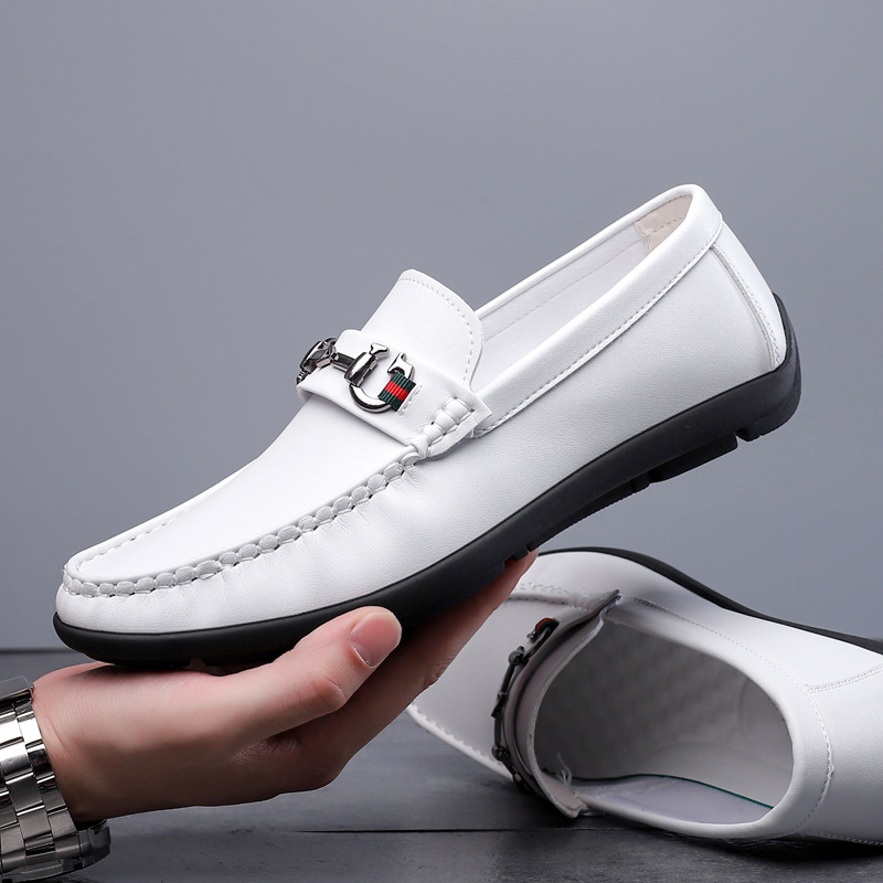 Muške kožne cipele za poslovni casual stil, niski gornji dio, prozračna podstava, gumeni potplat, vezanje