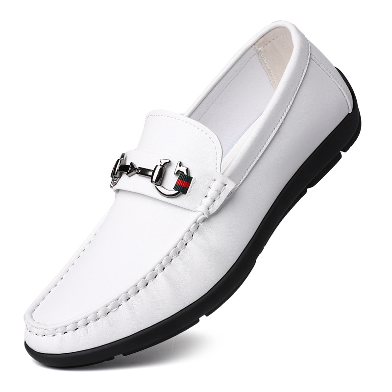 Muške kožne cipele za poslovni casual stil, niski gornji dio, prozračna podstava, gumeni potplat, vezanje
