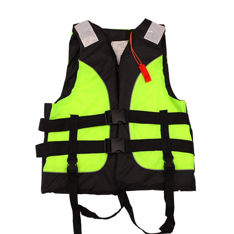 Radna jakna za spašavanje za odrasle s križnim trakama, prijenosna za ribolov i rafting – Changyi, model Work Life Jacket, mogućnost prilagodbe