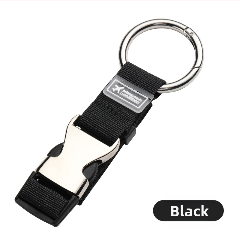 Pojas za prtljagu od webbing materijala, širina 2,5 cm, debljina 1 mm; s funkcijom sprječavanja gubitka; za putovanja i poslovna putovanja; mogućnost prilagodbe