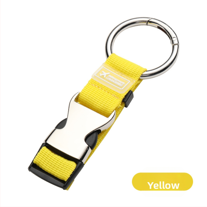 Pojas za prtljagu od webbing materijala, širina 2,5 cm, debljina 1 mm; s funkcijom sprječavanja gubitka; za putovanja i poslovna putovanja; mogućnost prilagodbe