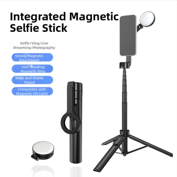 Selfie štap s MagSafe magnetom – prijenosni stativ za vanjske livestreamove, daljinski upravljač, Bluetooth, anti-shake, univerzalni