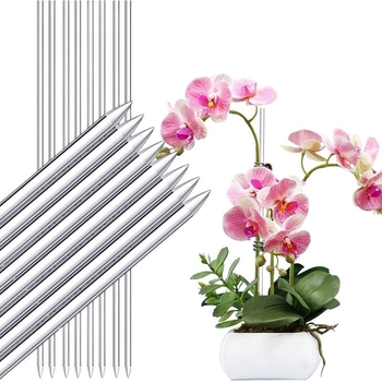Prozirni akrilni nosač biljke za Phalaenopsis, unutarnja i vanjska upotreba, prozirni stalak za penjanje, sprječava prevrnutje
