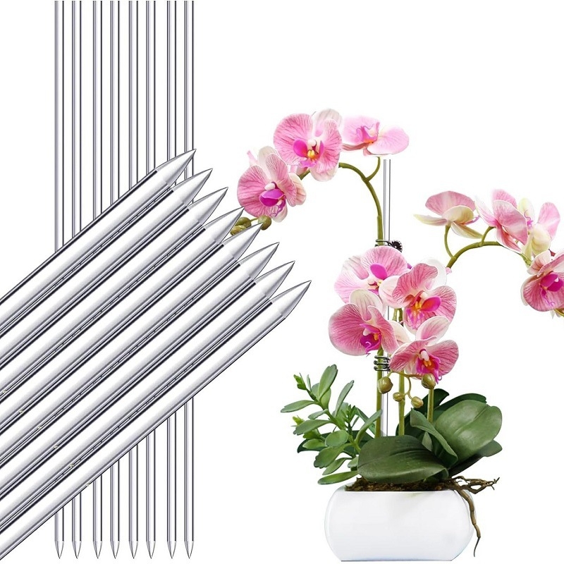 Prozirni akrilni nosač biljke za Phalaenopsis, unutarnja i vanjska upotreba, prozirni stalak za penjanje, sprječava prevrnutje
