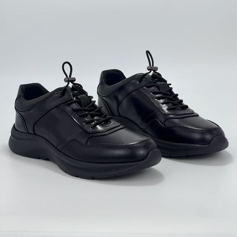Muške kožne cipele, Slip-On, Gornji dio od prave kože, Lagana EVA potplat, Okrugli vrh, Niski gležanj
