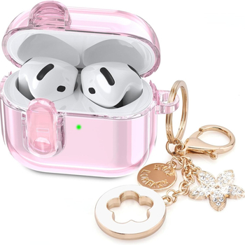 TPU futrola za AirPods 4 Pro – prozirni jednobojni mekani kućište