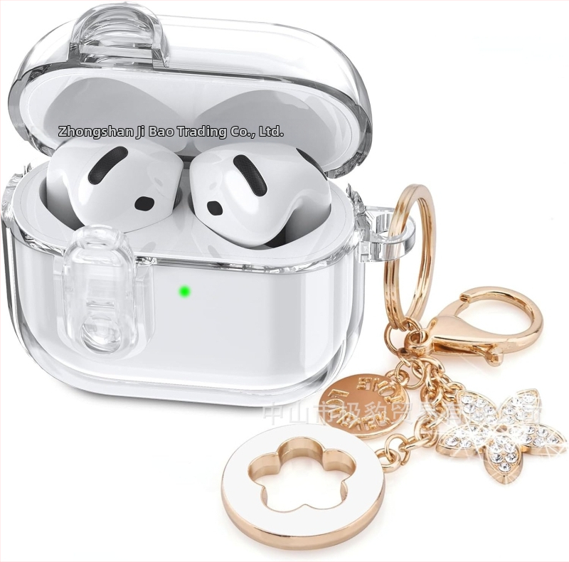 TPU futrola za AirPods 4 Pro – prozirni jednobojni mekani kućište
