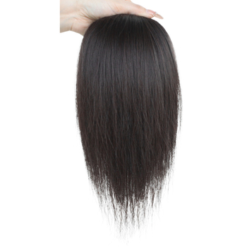 Perika - Cushion Hairpiece, ravna, gornji volumen, materijal: room-temperature silk, nije za bojanje ili permiranje