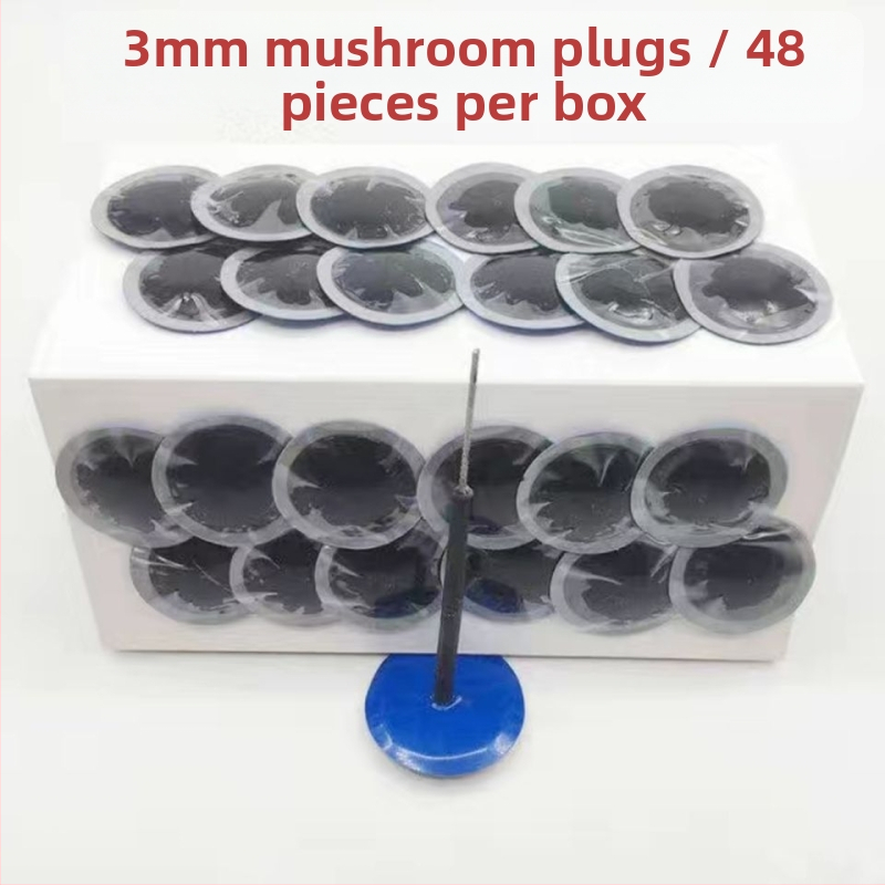 Alat za popravak automobilske gume s gljivastim zatpicima i ljepilnim filmom