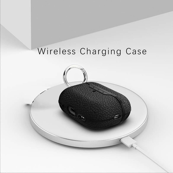 Kućište za AirPods Pro 2/3 i AirPods 4 s Lychee uzorkom, TPU, injekcijsko oblikovano, prenosno i univerzalno