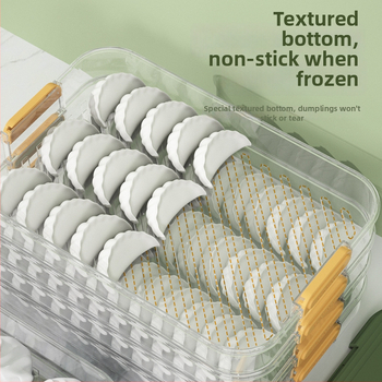 Многослойна самостоятелна кутия за съхранение в хладилник, антизалепващо дъно, не пренася аромати, с капак и таймер