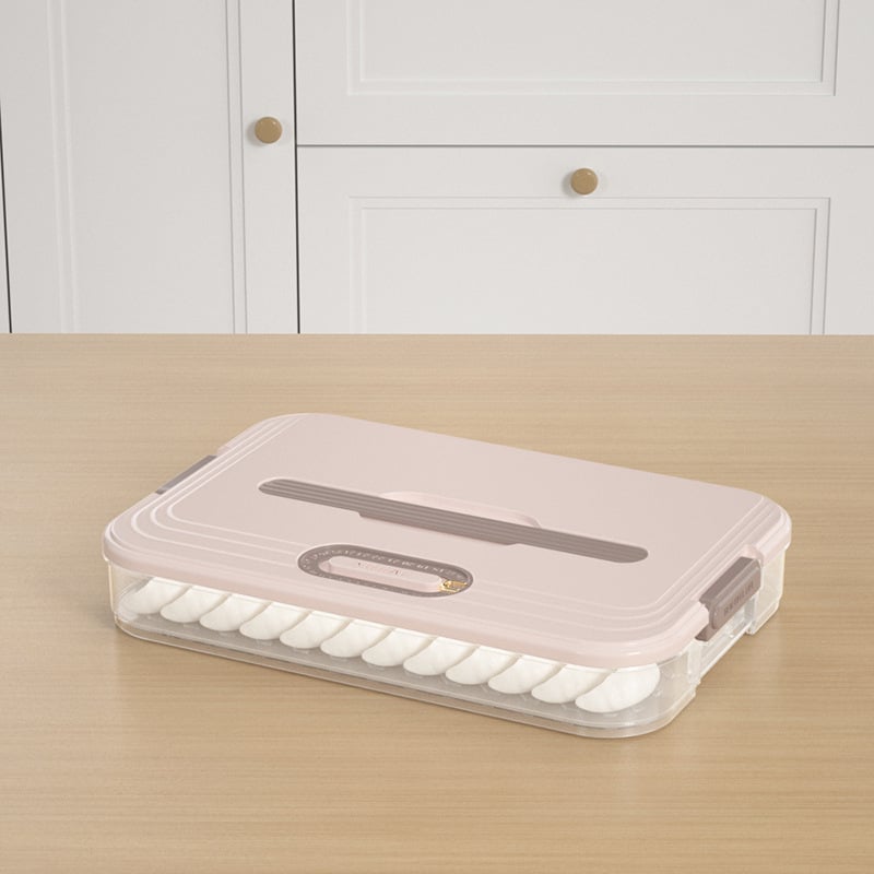 Многослойна самостоятелна кутия за съхранение в хладилник, антизалепващо дъно, не пренася аромати, с капак и таймер