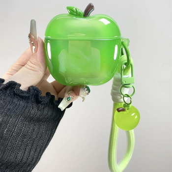 Carcasă AirPods din silicon, electroplată, finisaj embosat, stil desen animat, compatibilă cu Apple AirPods