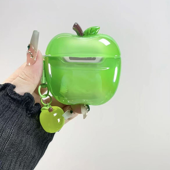 Carcasă AirPods din silicon, electroplată, finisaj embosat, stil desen animat, compatibilă cu Apple AirPods