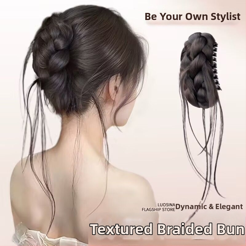 Perika s kopčom Dragon Beard Updo – visokotemperaturna svila, kosa u snopu, mehanički proces izrade