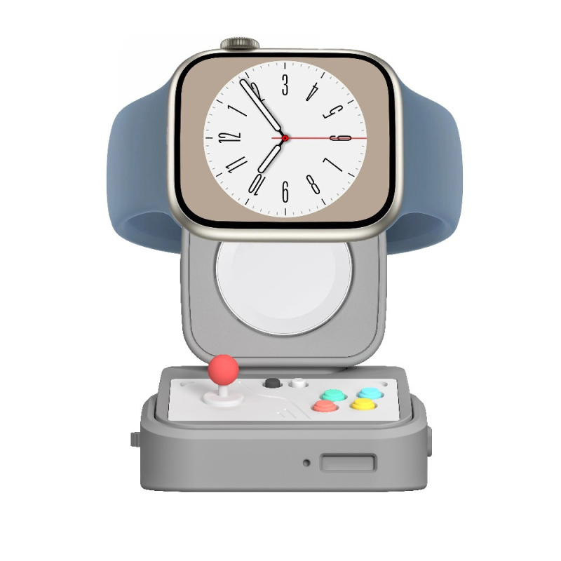 Silikonska stolna bežična stanica za Apple Watch, prijenosna, crtani stil, ubrizgano oblikovanje