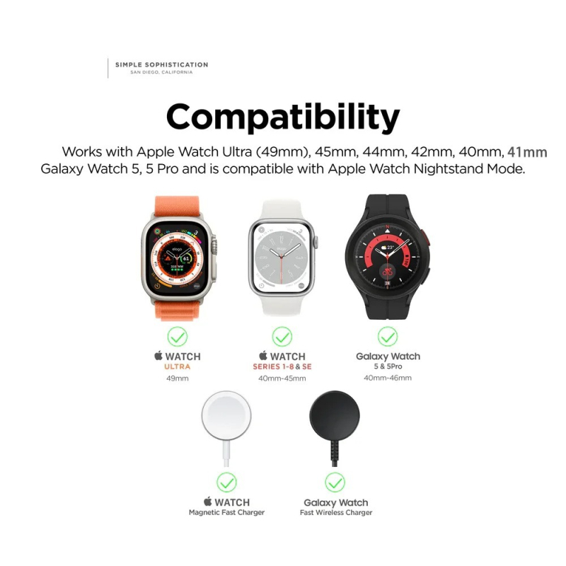 Silikonska stolna bežična stanica za Apple Watch, prijenosna, crtani stil, ubrizgano oblikovanje