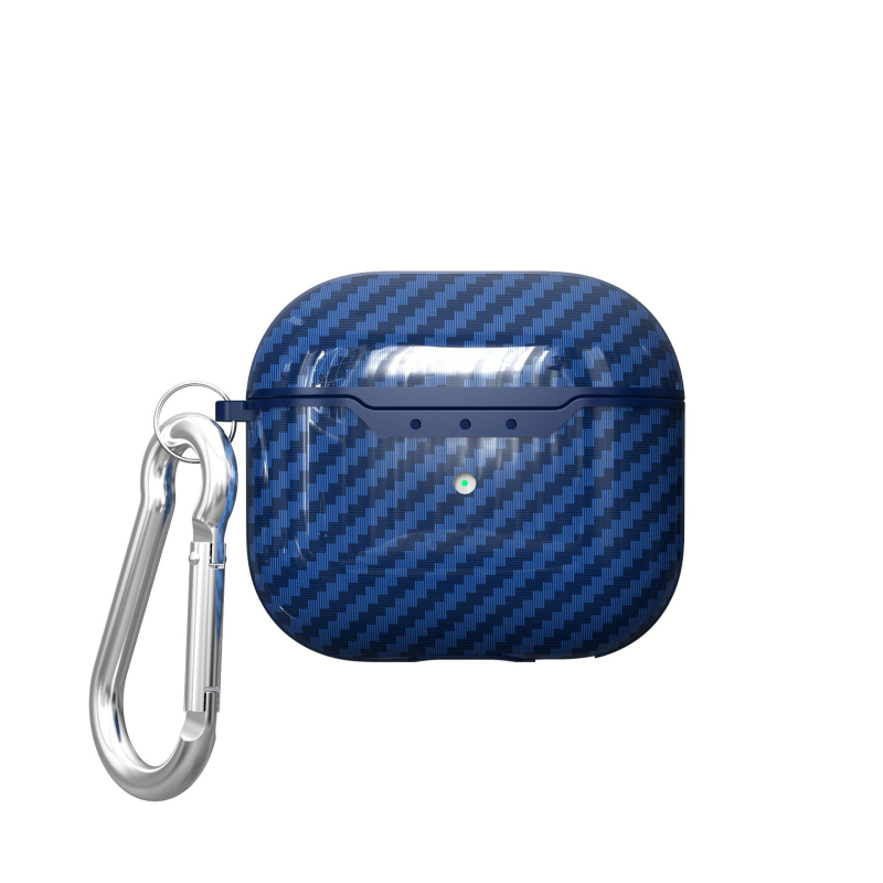 Zaštitni etui AirPods Pro 3. generacije s karbonskim uzorkom i bežičnim punjenjem, etui za AirPods 4