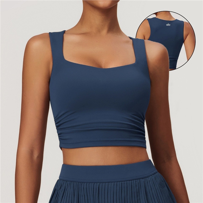 Ženski jogasti set – Cloud-Sense najlon, upijajući, brzo sušenje, prozračan, uski kroj, crop dužina, s umetkom za prsa