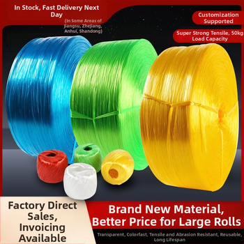 Polypropylénové baliace lano, dĺžka 1800 m, lomová pevnosť 100 kg, na balenie a viazanie