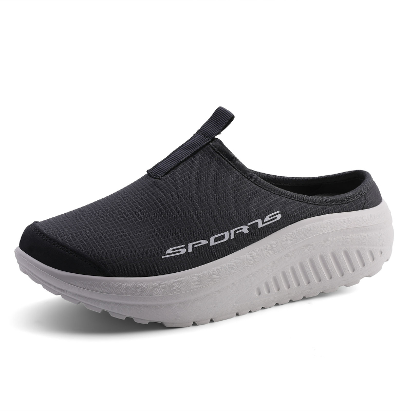 Unisex slip-on papuče za ljeto, prozračne, bez pete; gornji dio od prve sloje kravlje kože, prst u obliku ribljeg usta, potplat od tkanine, ulošak Cortex