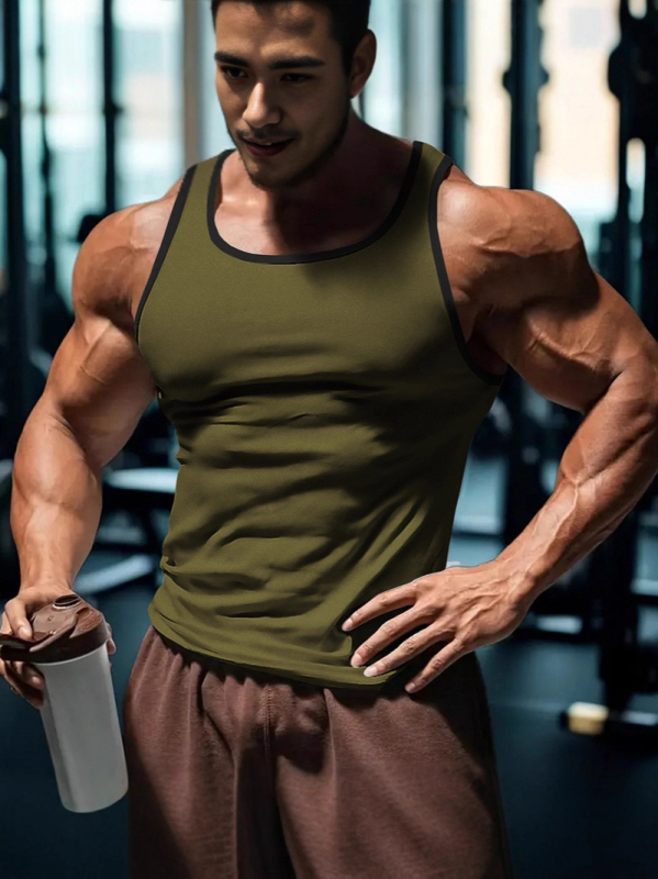 Αθλητικό γιλέκο για γυμναστική, φαρδιά εφαρμογή, πολυεστέρας 95–100%, μίξη χημικών ινών, λεπτό ύφασμα