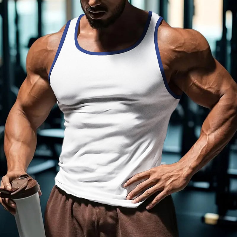 Αθλητικό γιλέκο για γυμναστική, φαρδιά εφαρμογή, πολυεστέρας 95–100%, μίξη χημικών ινών, λεπτό ύφασμα