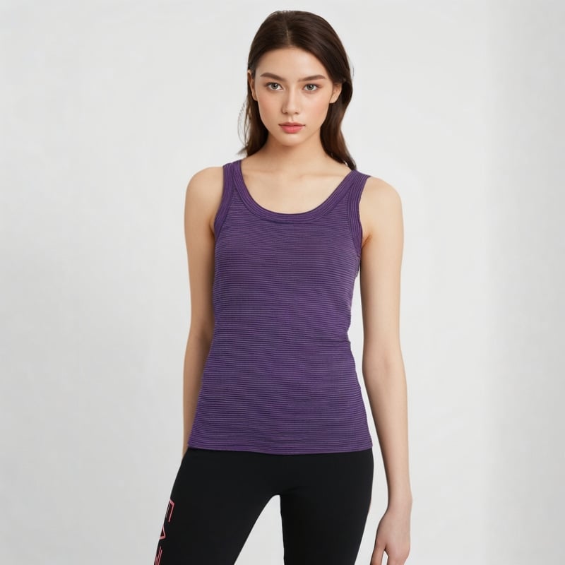 Meilino γιλέκο Merino με ρίγες, διαπνέεται, απομακρύνει την υγρασία, καλοκαίρι