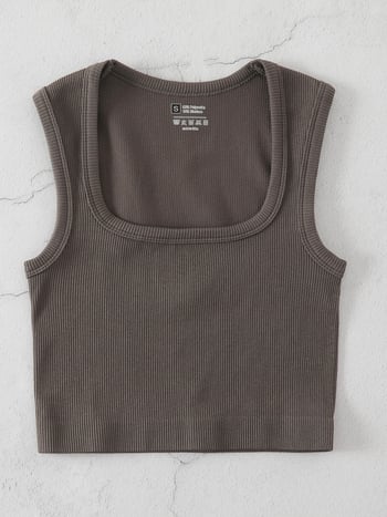 Αμάνικο αθλητικό τοπ με ρίγες, για καλοκαίρι και φθινόπωρο (90% νάιλον, απομάκρυνση υγρασίας, ριγές)