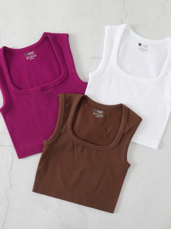 Αμάνικο αθλητικό τοπ με ρίγες, για καλοκαίρι και φθινόπωρο (90% νάιλον, απομάκρυνση υγρασίας, ριγές)