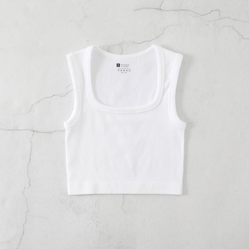 Αμάνικο αθλητικό τοπ με ρίγες, για καλοκαίρι και φθινόπωρο (90% νάιλον, απομάκρυνση υγρασίας, ριγές)