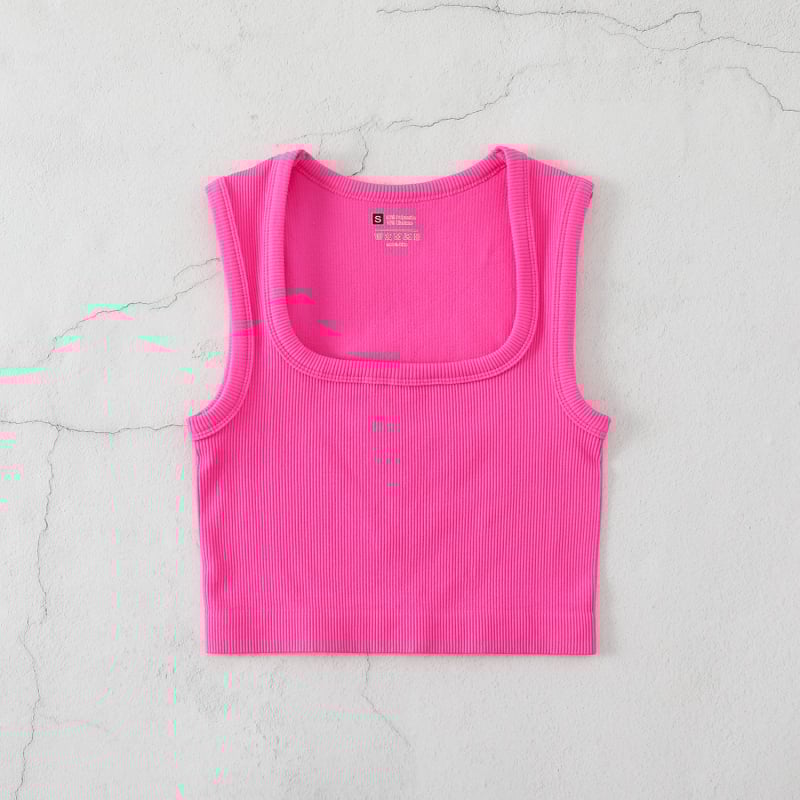 Αμάνικο αθλητικό τοπ με ρίγες, για καλοκαίρι και φθινόπωρο (90% νάιλον, απομάκρυνση υγρασίας, ριγές)