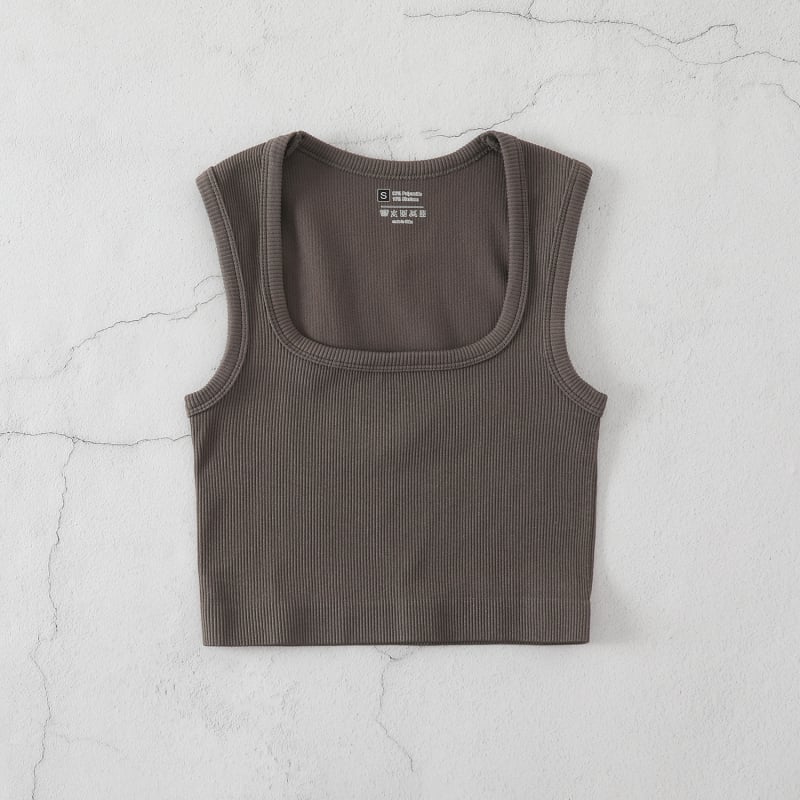 Αμάνικο αθλητικό τοπ με ρίγες, για καλοκαίρι και φθινόπωρο (90% νάιλον, απομάκρυνση υγρασίας, ριγές)