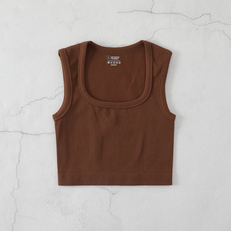 Αμάνικο αθλητικό τοπ με ρίγες, για καλοκαίρι και φθινόπωρο (90% νάιλον, απομάκρυνση υγρασίας, ριγές)