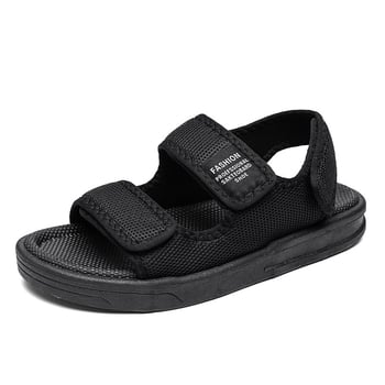 Muške plažne cipele - gornji dio platno, potplat PVC, otvoreni prst, Velcro zatvarač, prozračne