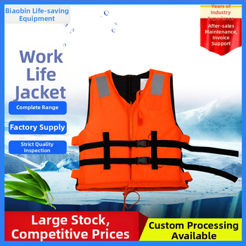 Dospelý Oxford textíliová záchranná vesta s penovým plávacím prvkom, pre čln, prácu v teréne, plávanie a rybolov