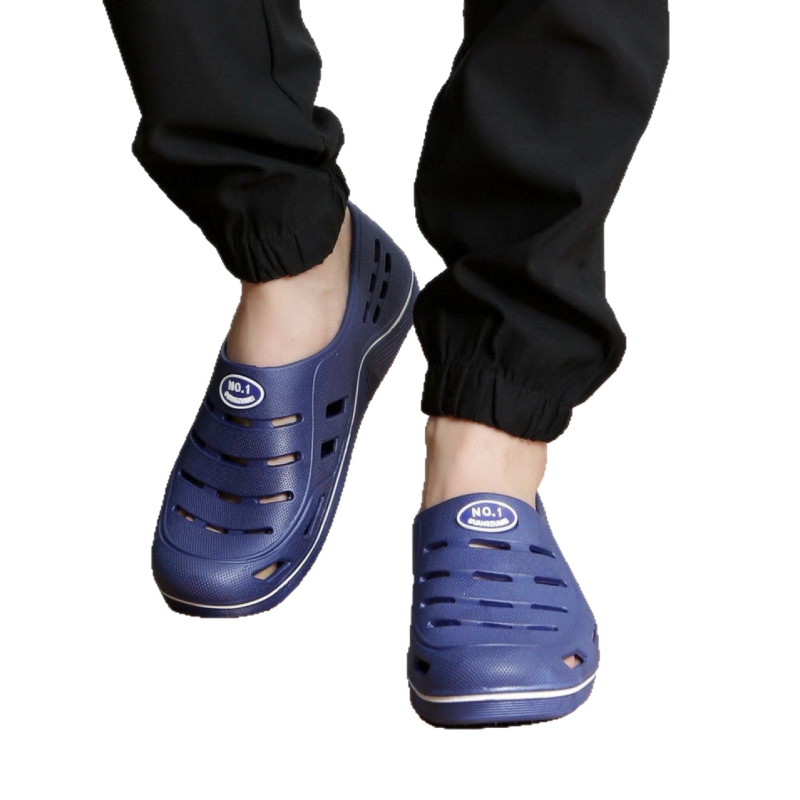 KM muške sandale - PVC gornji dio i potplat, antislip ulošak PVC, bez podstave, casual Baotou stil
