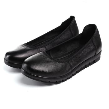 Ženske udobne ravne cipele za posao, minimalistički stil, gornji PU dio, PU uložak, gumeni potplat, niski pet