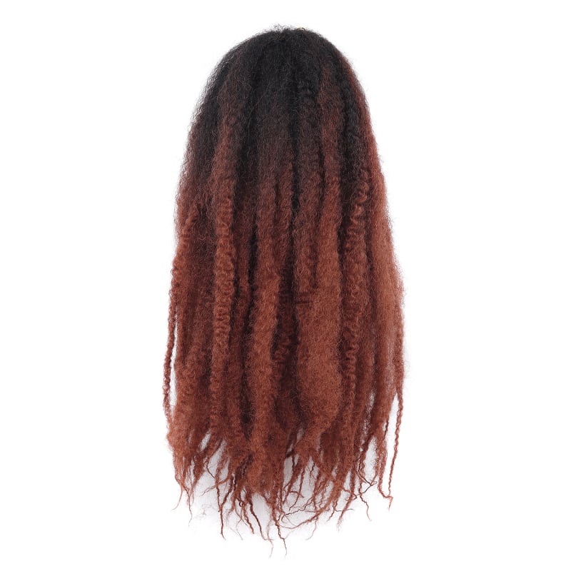 Περούκα κοντό Afro kinky κατσαρά crochet τρίχες - Μοντέλο MMC18, σύρμα χαμηλής θερμοκρασίας, διεργασία μηχανισμού, στυλ Ruili, κατάλληλη για κάθε πρόσωπο