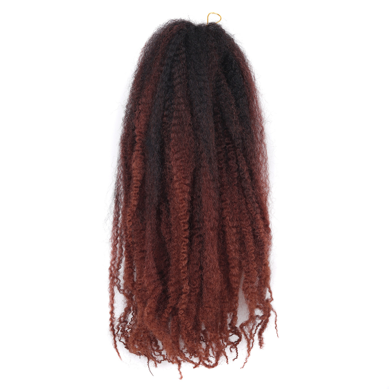 Περούκα κοντό Afro kinky κατσαρά crochet τρίχες - Μοντέλο MMC18, σύρμα χαμηλής θερμοκρασίας, διεργασία μηχανισμού, στυλ Ruili, κατάλληλη για κάθε πρόσωπο