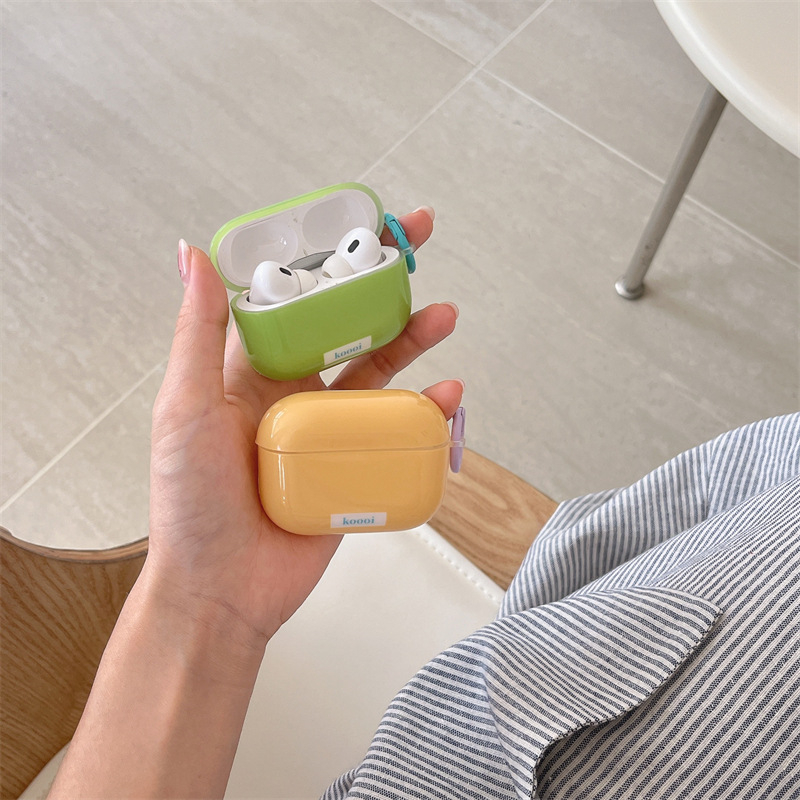 AirPods Pro 2 silikon torbica, mekano kućište, završni sprej, kompatibilno s Apple