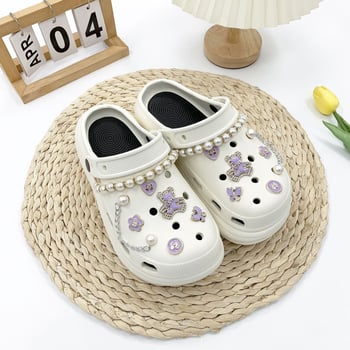 Crocs DIY set dodataka s kopčom — Model Nr-0040, Marka Nolan, Kompatibilan s Crocs, Za sve sezone
