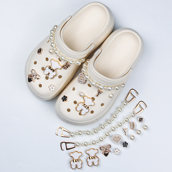 3D cvjetni dodaci za obuću za sandale, casual cipele, radne cipele i papuče; stil kopča, umjetnički retro; šifra XM-0098#, model XM-0098#, marka New Beauty