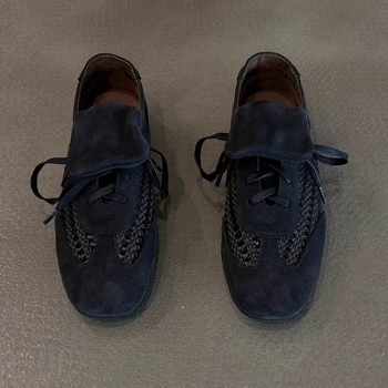 Спортни дамски обувки с PU горна част, кръгъл нос, нисък профил, нисък ток 1–3 см, EVA стелка